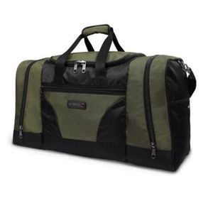28” Travel Duffel Bag Green Extra Wide Adjustable Strap 15"H x 24”W x 15”D NEW